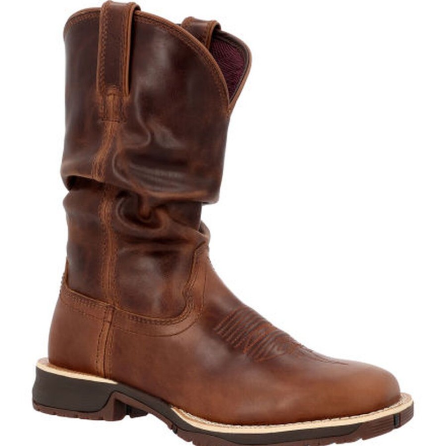 Women Rocky Boots Western | Rocky Rosemary Women'S Western Boot Brown