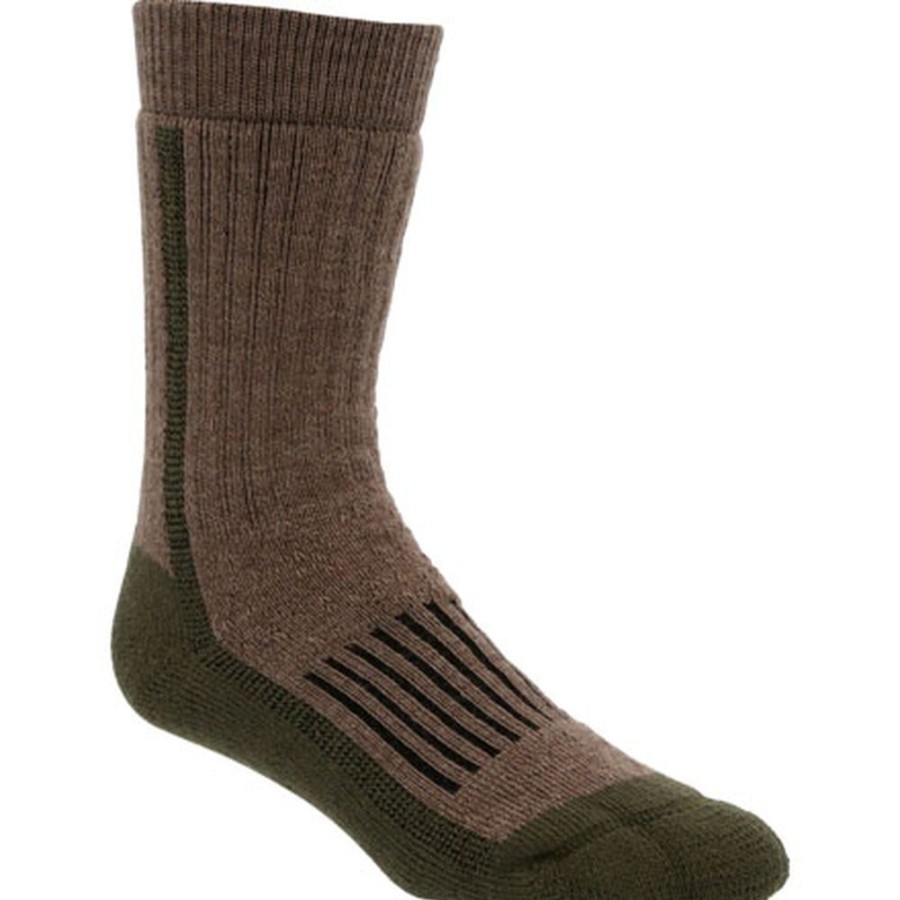 Men Rocky Boots Socks | Rocky Ultimate Cold Weather Crew Sock Lite Olive