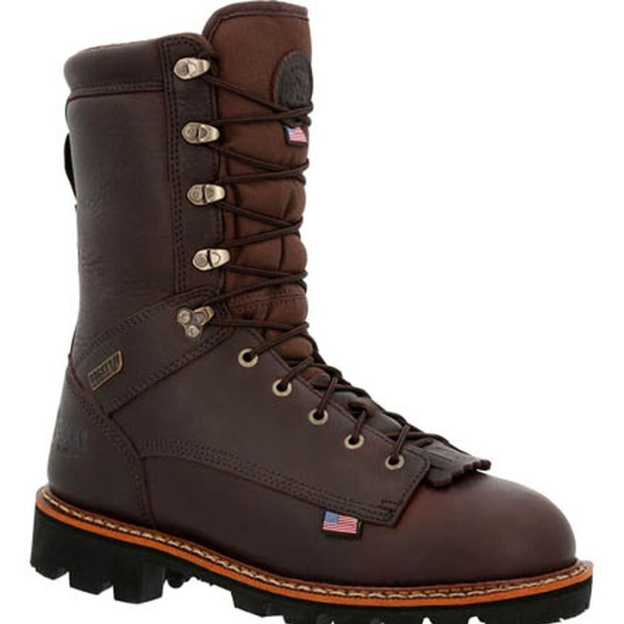 Men Rocky Boots Outdoor | Rocky Elk Stalker Waterproof Outdoor Boot Brown