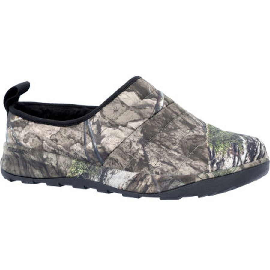 Men Rocky Boots Outdoor | Rocky Campy Jams Mossy Oak Slip-On Outdoor Shoe Mossy Oak Country Dna