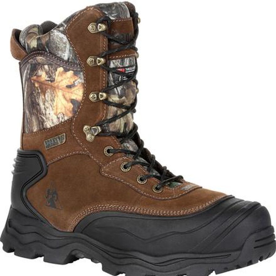 Men Rocky Boots Outdoor | Rocky Multi-Trax 800G Insulated Waterproof Outdoor Boot Realtree Edge