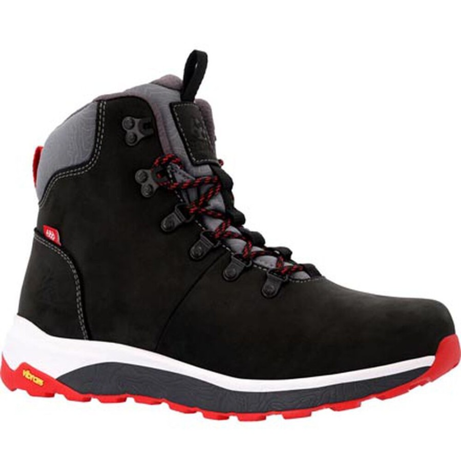 Men Rocky Boots Outdoor | Rocky Summit Elite 686 Waterproof Hiking Boot Black