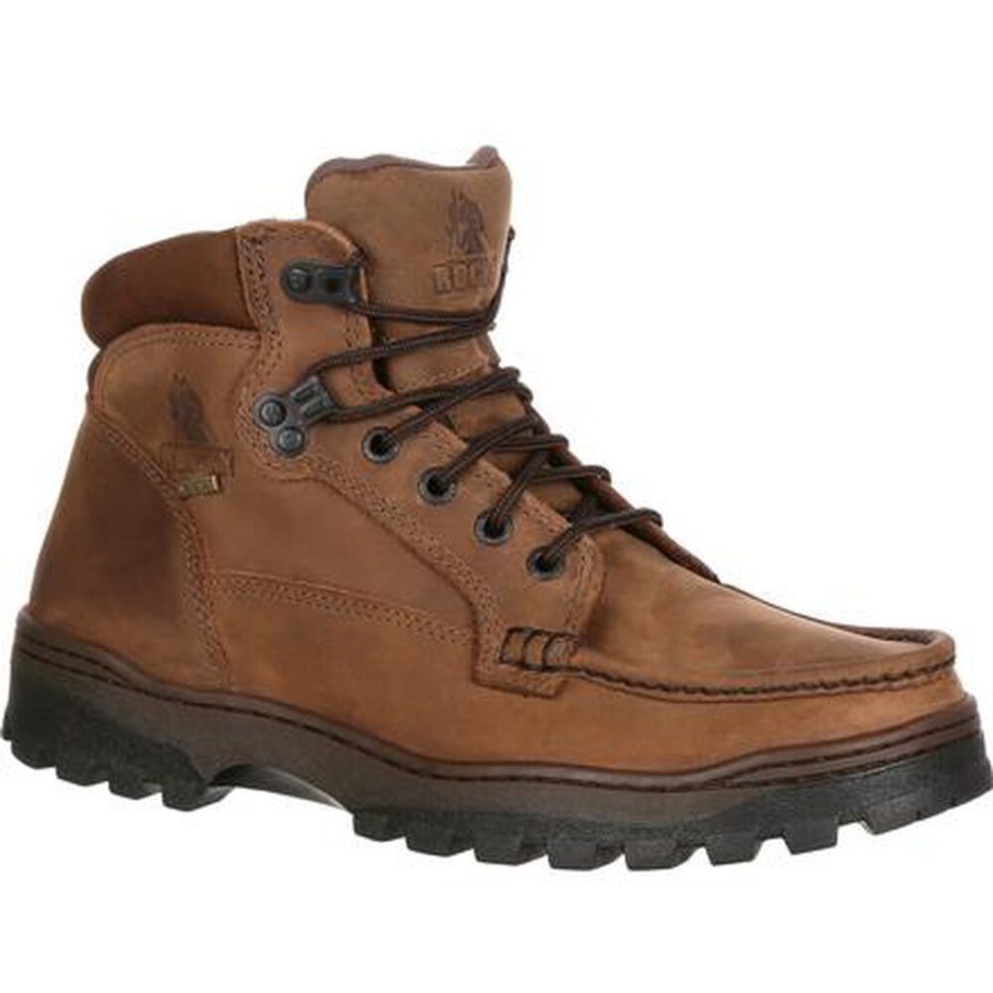 Men Rocky Boots Outdoor | Rocky Outback Gore-Tex® Waterproof Hiker Boot Light Brown