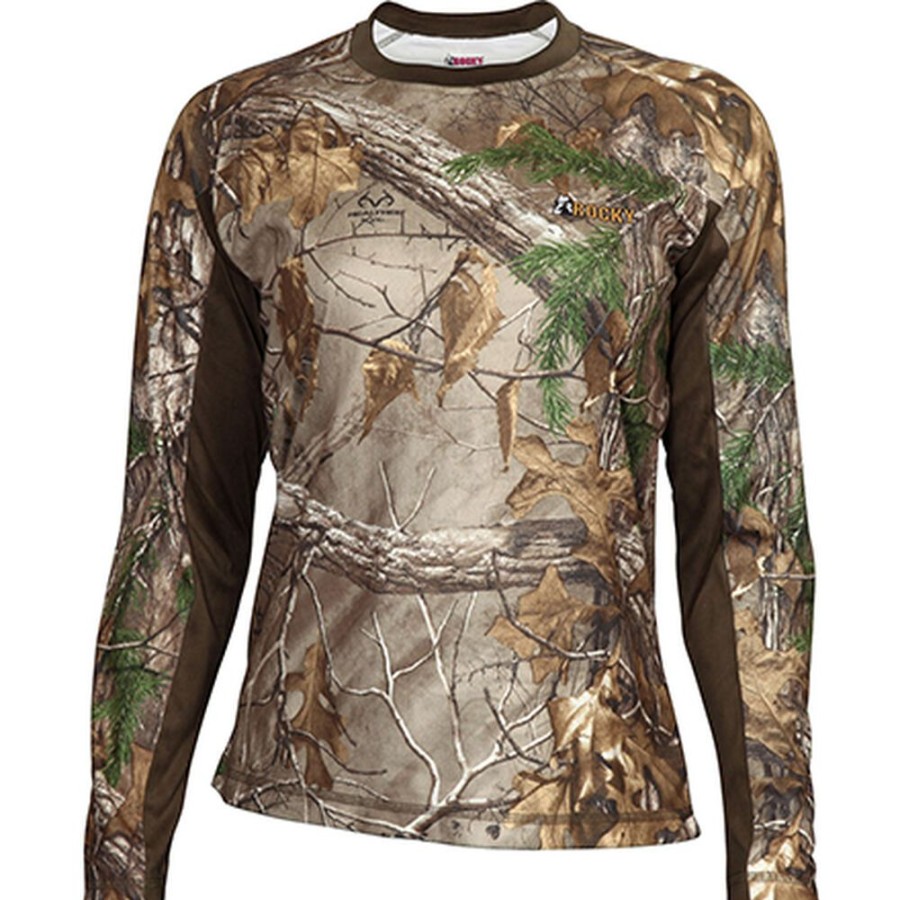 Women Rocky Boots Shirts | Rocky Silenthunter Women'S Long-Sleeve Shirt Realtree Xtra