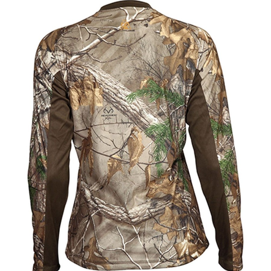 Women Rocky Boots Shirts | Rocky Silenthunter Women'S Long-Sleeve Shirt Realtree Xtra