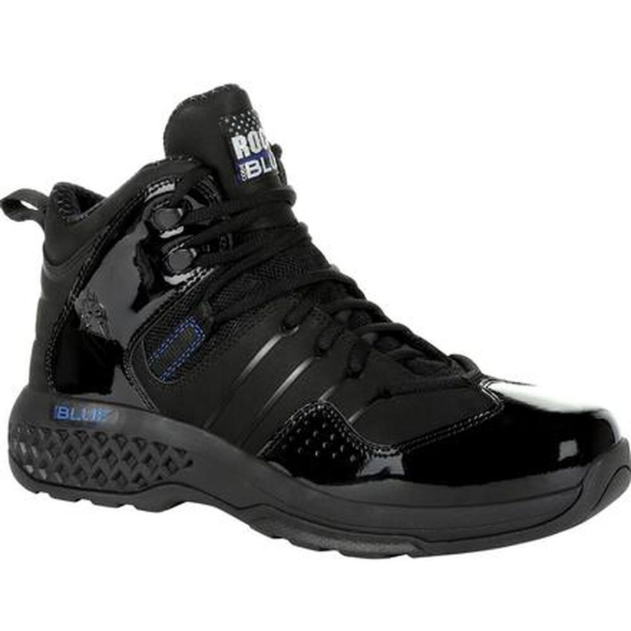 Women Rocky Boots Public Service | Rocky Women'S Code Blue Sport Public Service Boot Black