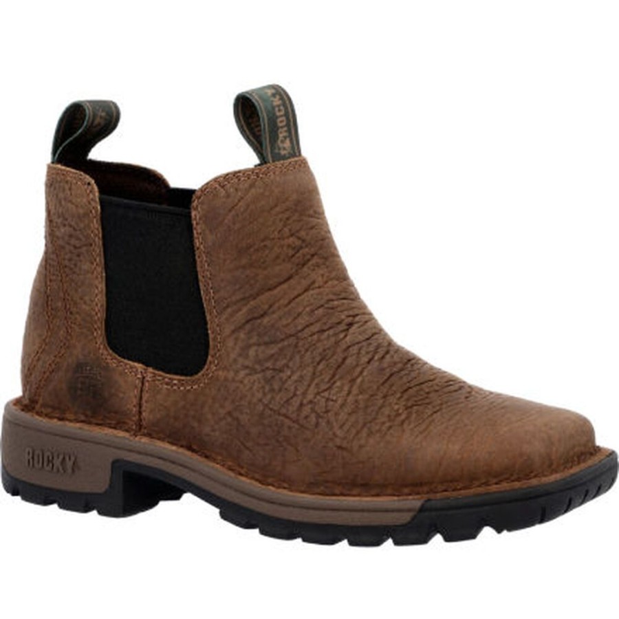 Kids Rocky Boots Western | Rocky Kids' Legacy 32 Western Boot Brown