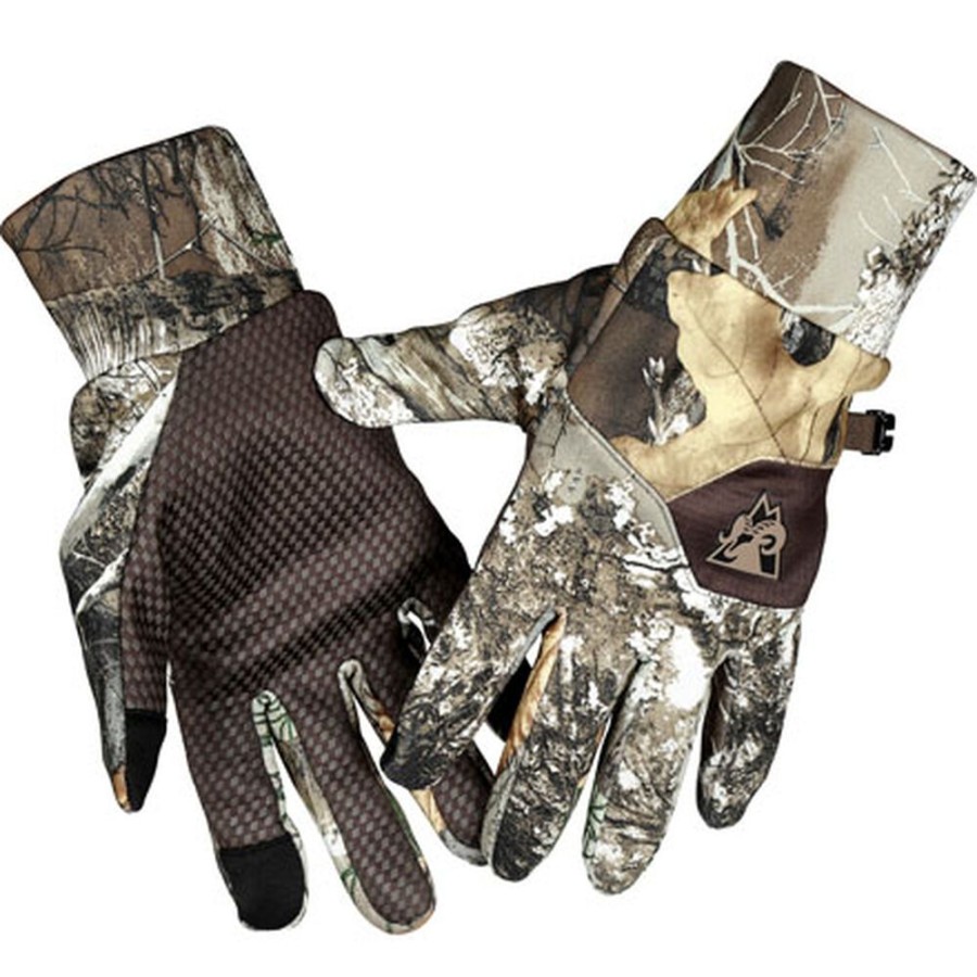 Men Rocky Boots Gloves | Rocky Moisture Wicking Camo Gloves Realtree Edge