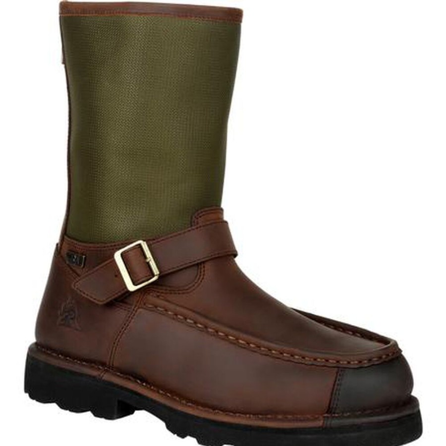 Men Rocky Boots Outdoor | Rocky Upland Waterproof Outdoor Boot Brown