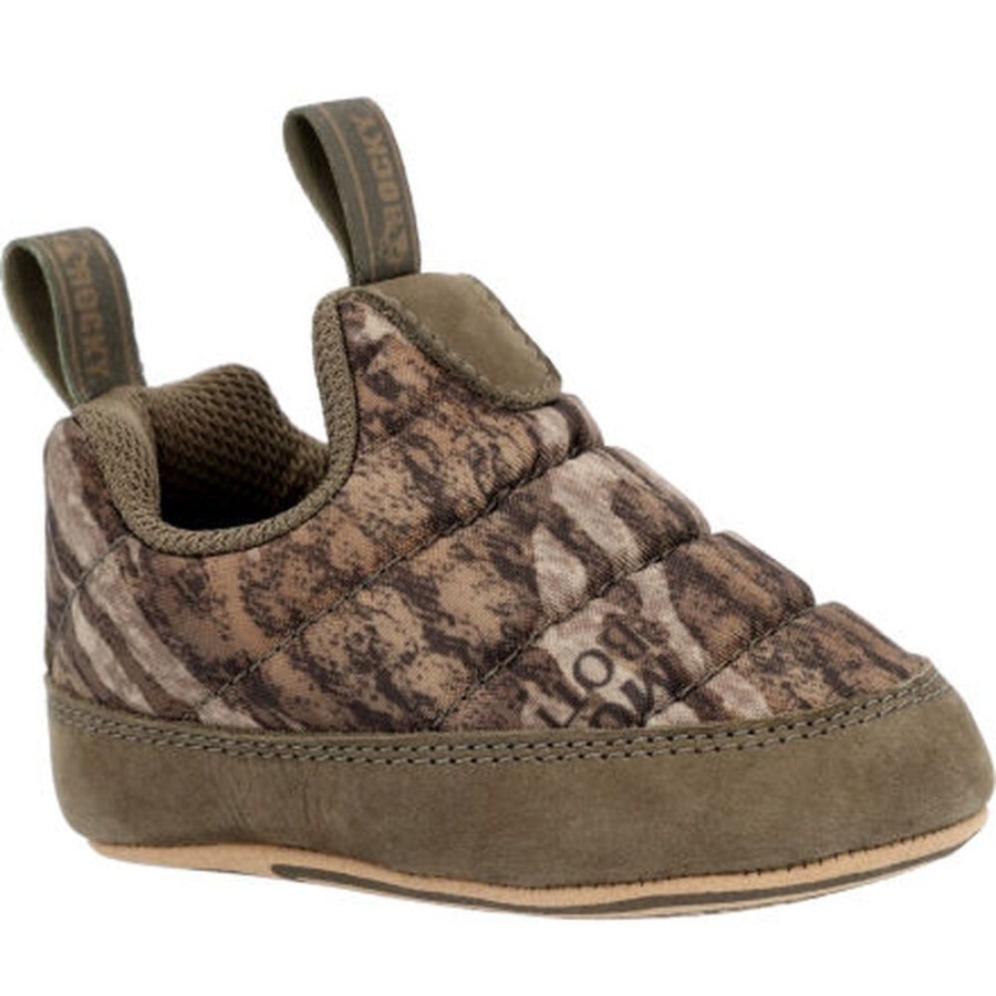 Kids Rocky Boots Outdoor | Rocky Campy Jams Infant Mossy Oak Bottomlands® Outdoor Shoe Mossy Oak Bottom Land