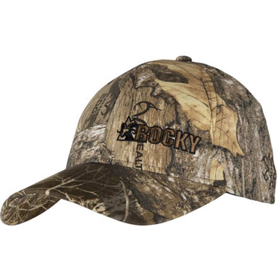 Men Rocky Boots Hats & Caps | Rocky Prohunter Camo Flexfit Hat Realtree Edge