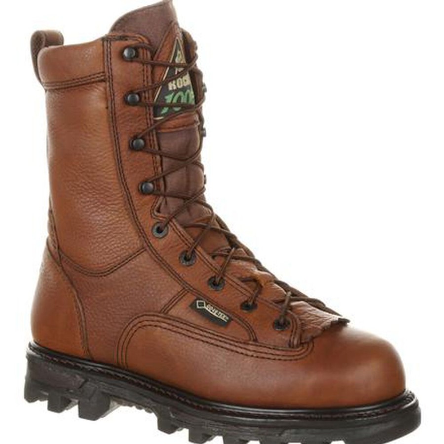 Men Rocky Boots Outdoor | Rocky Bearclaw Gore-Tex® Waterproof 1000G Insulated Outdoor Boot Brown