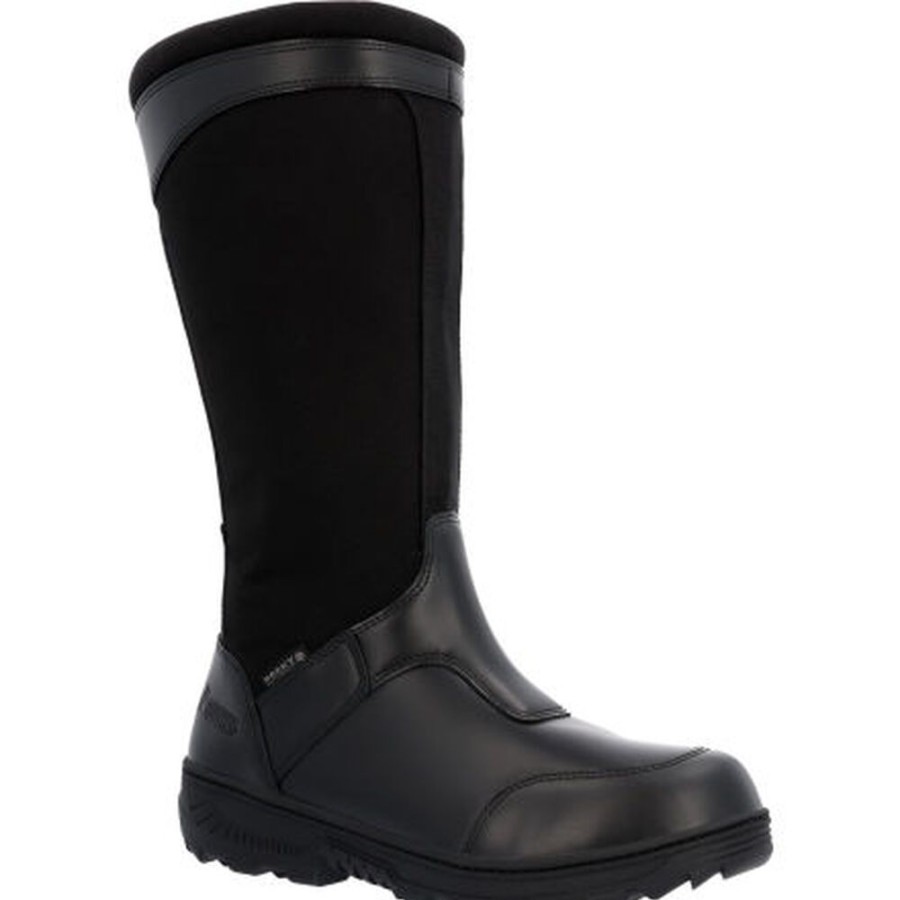 Men Rocky Boots Public Service | Rocky Havoc Search And Rescue Waterproof Snake Boot Black