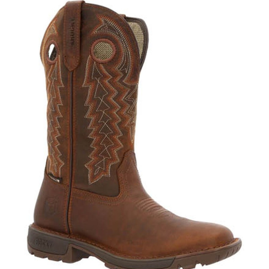 Women Rocky Boots Western | Rocky Legacy 32 Women'S Waterproof Western Boot Brown