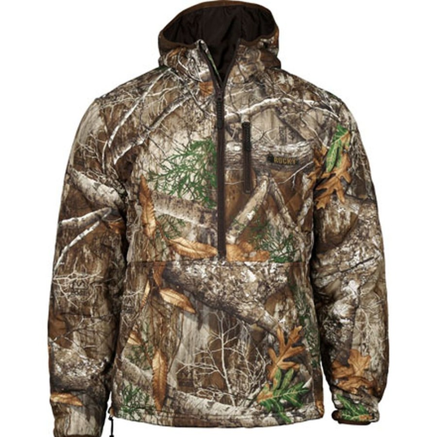 Men Rocky Boots Jackets | Rocky Stratum 100G Insulated Jacket Realtree Edge