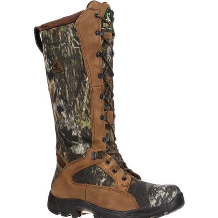 Men Rocky Boots Outdoor | Rocky Prolight Hunting Waterproof Snake Boot - Unisex Sized Mossy Oak Break Up