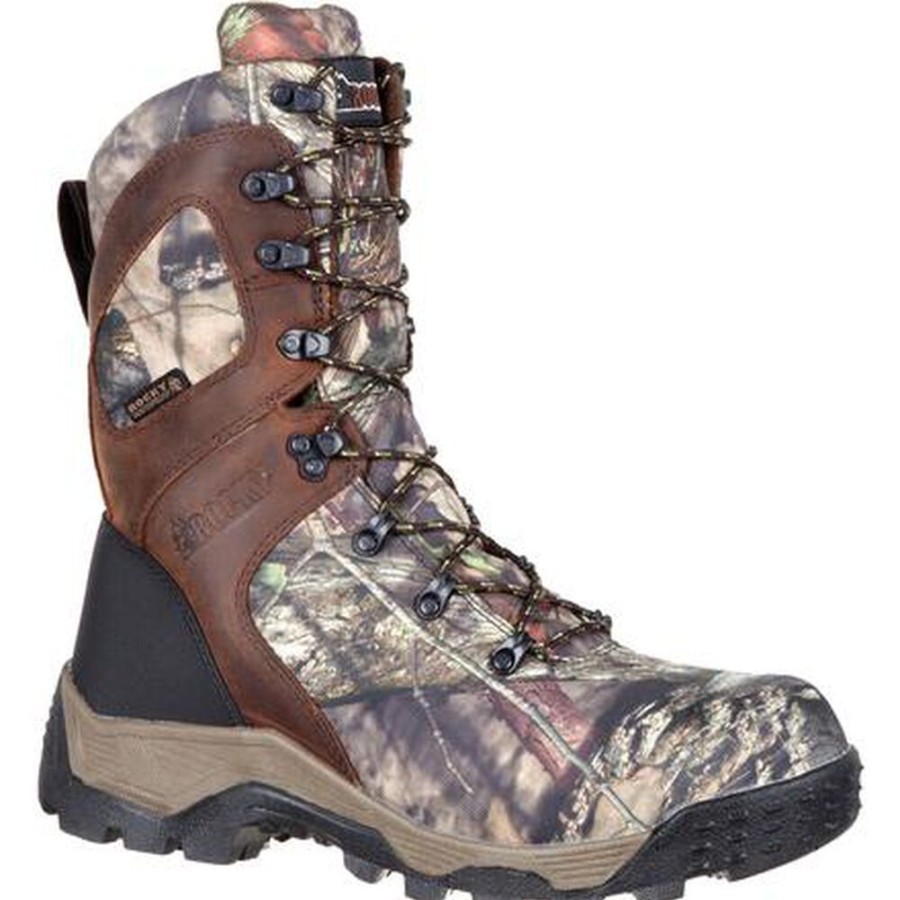 Men Rocky Boots Outdoor | Rocky 1000 Gram Insulated Hunting Boots With 3M Thinsulate Mossy Oak Break Up Country