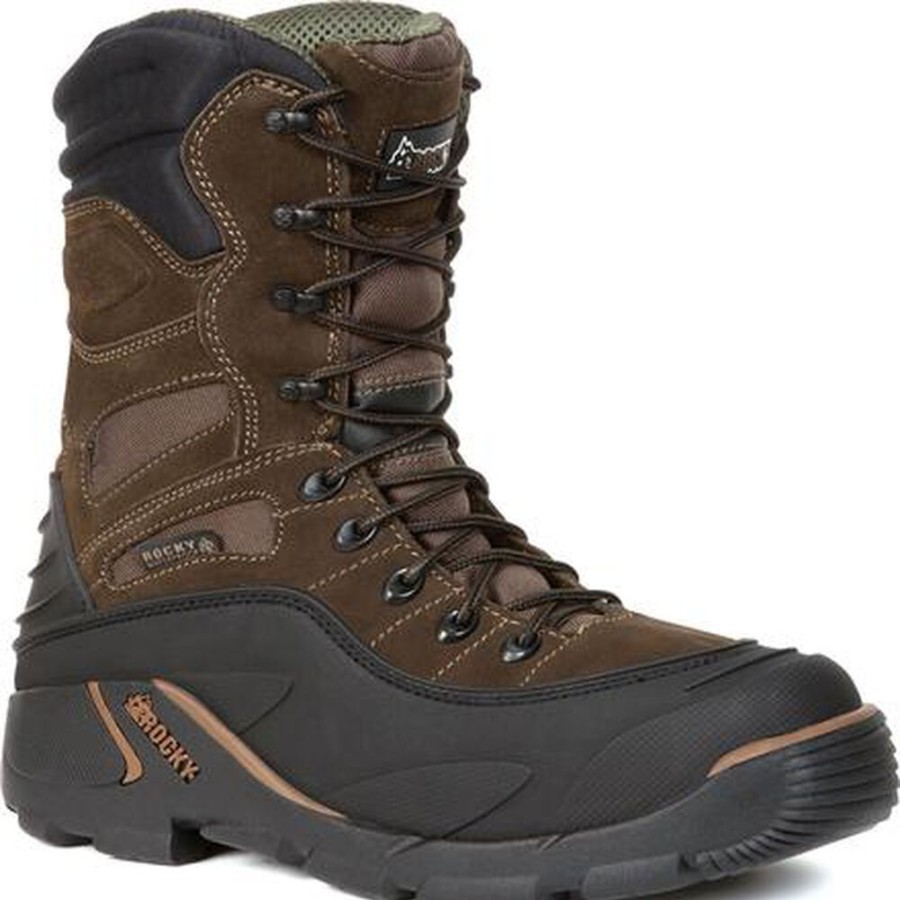 Men Rocky Boots Outdoor | Rocky Blizzard Stalker Waterproof 1200G Insulated Boot Brown