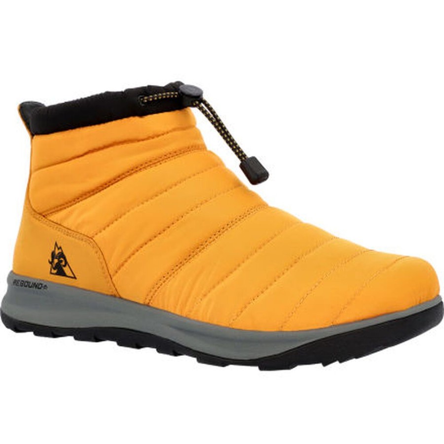 Men Rocky Boots Outdoor | Rocky Campy Jams Side Zip Outdoor Shoe Sunset Orange