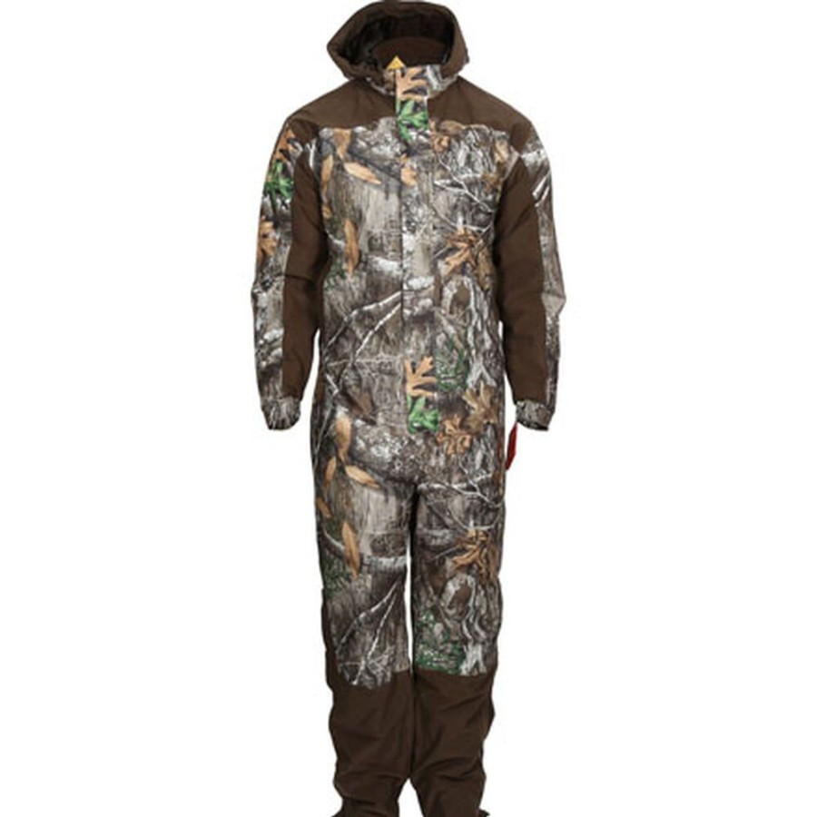 Men Rocky Boots Waterproof | Rocky Prohunter Waterproof Insulated Camo Coveralls Realtree Edge