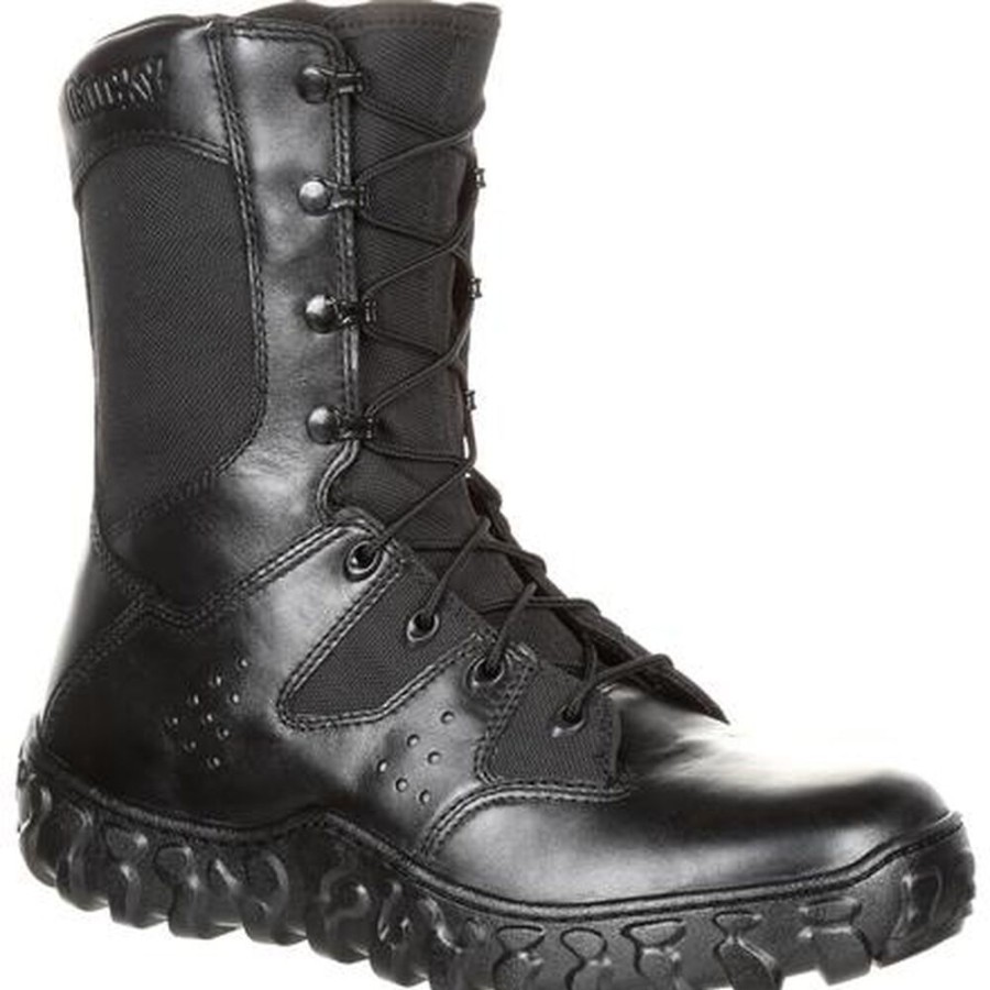 Men Rocky Boots Public Service | Rocky S2V Predator Public Service Boot Black