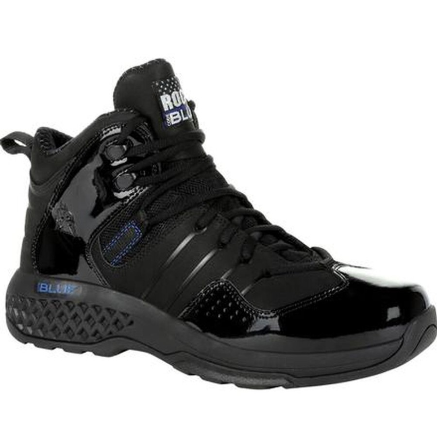 Men Rocky Boots Public Service | Rocky Code Blue 5" Sport Public Service Boot Black