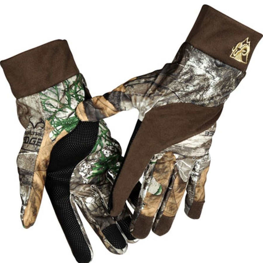 Men Rocky Boots Gloves | Rocky Silenthunter Scent Iq Atomic Glove Realtree Edge