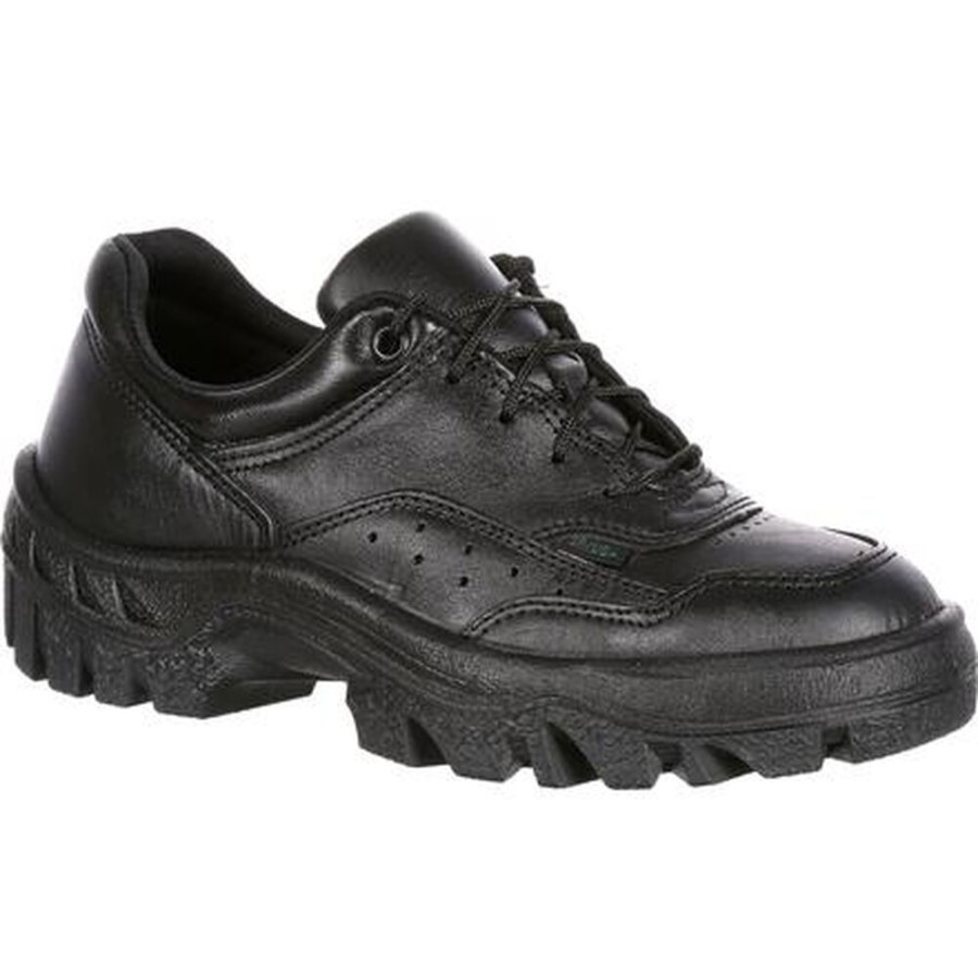 Men Rocky Boots Public Service | Rocky Women'S Tmc Postal-Approved Public Service Oxford Black