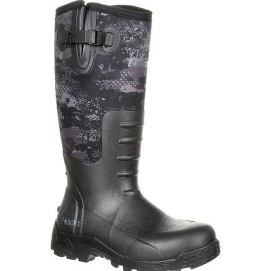 Men Rocky Boots Outdoor | Rocky Sport Pro Rubber Waterproof Outdoor Boot Venator Camo