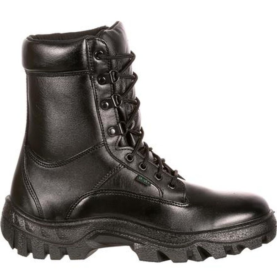 Men Rocky Boots Public Service | Rocky Tmc Postal-Approved Public Service Boot Black