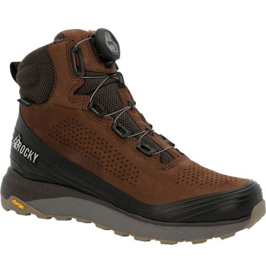 Men Rocky Boots Outdoor | Rocky Summit Elite Event Waterproof Hiking Boot Brown