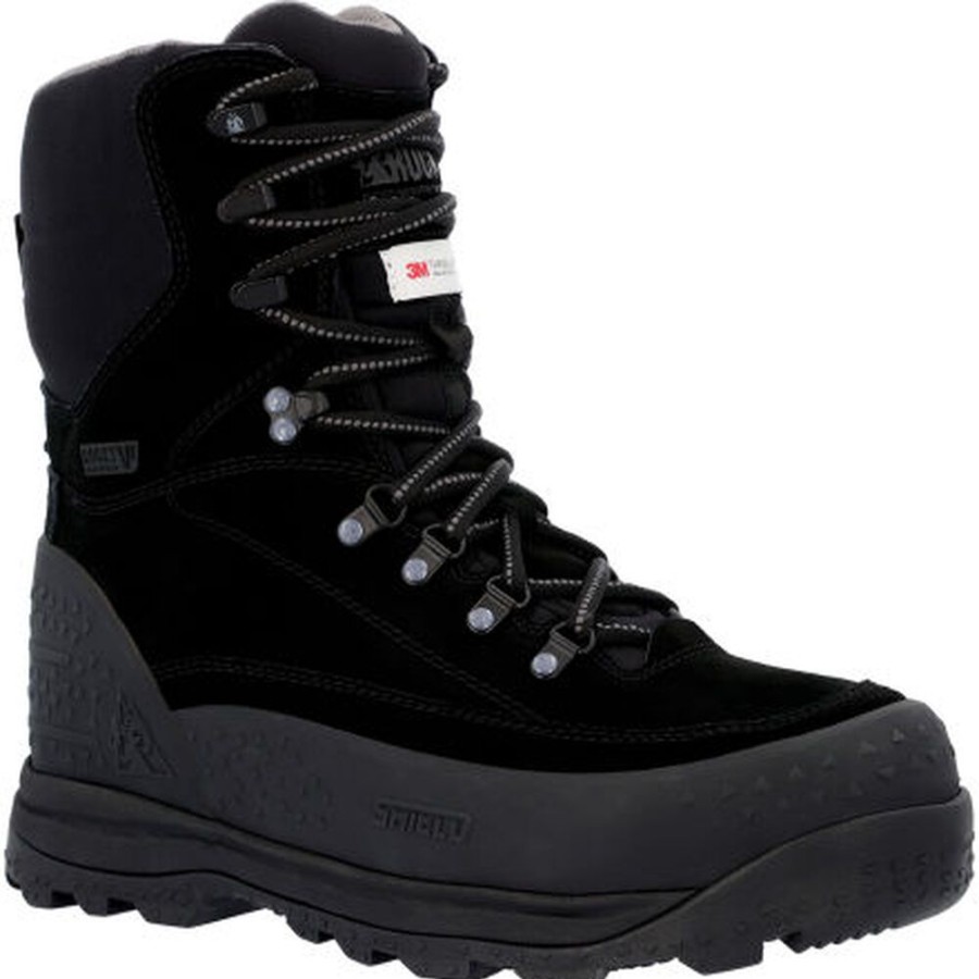 Men Rocky Boots Outdoor | Rocky Blizzardstalker Max Waterproof 1400G Insulated Boot Black