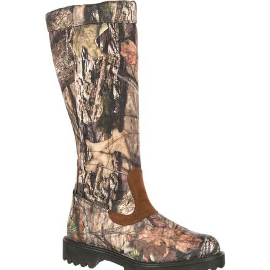 Men Rocky Boots Outdoor | Rocky Low Country Waterproof Snake Boot Mossy Oak Break Up Country