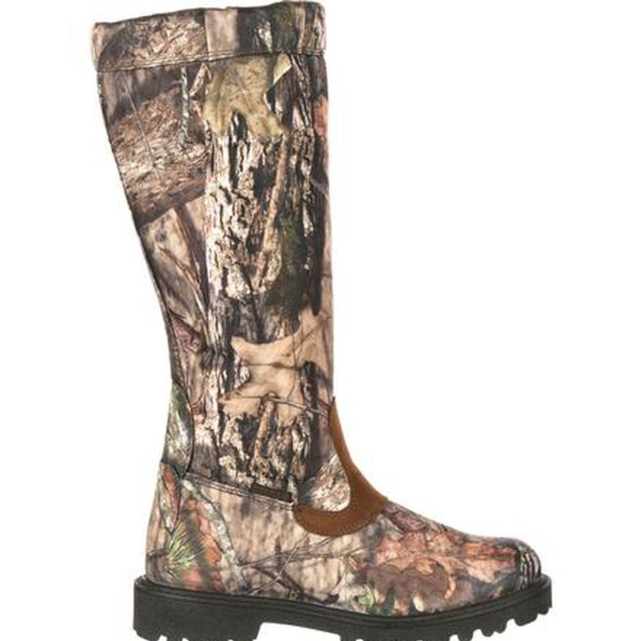 Men Rocky Boots Outdoor | Rocky Low Country Waterproof Snake Boot Mossy Oak Break Up Country