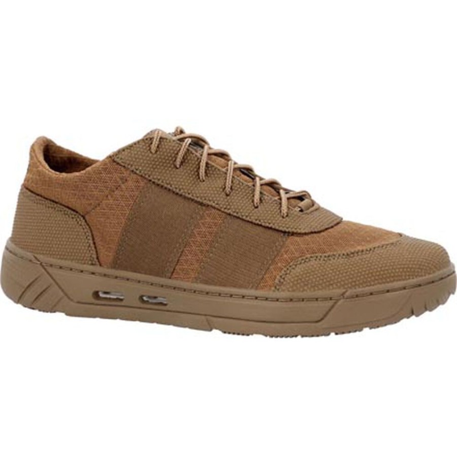 Men Rocky Boots Public Service | Rocky Coronado Oxford Coyote Brown