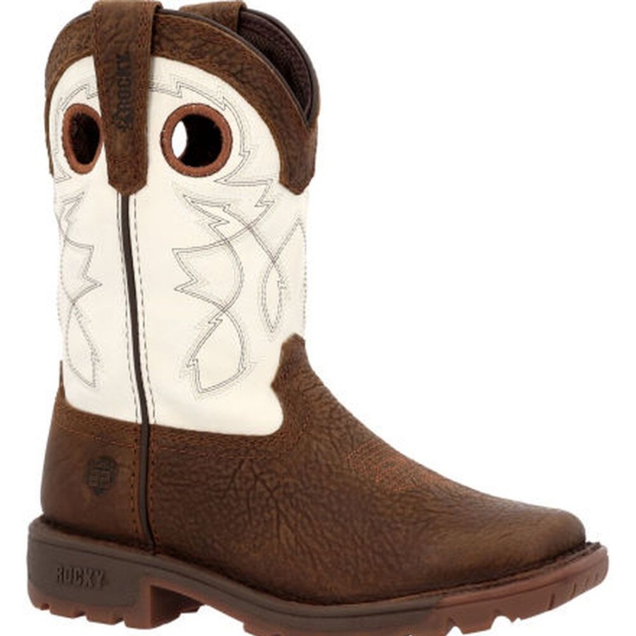 Kids Rocky Boots Western | Rocky Kid'S Legacy 32 Western Boot Dark Brown