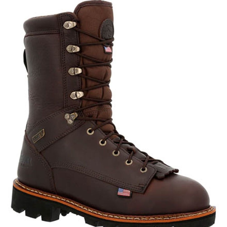 Men Rocky Boots Outdoor | Rocky Elk Stalker 400G Insulated Waterproof Outdoor Boot Brown