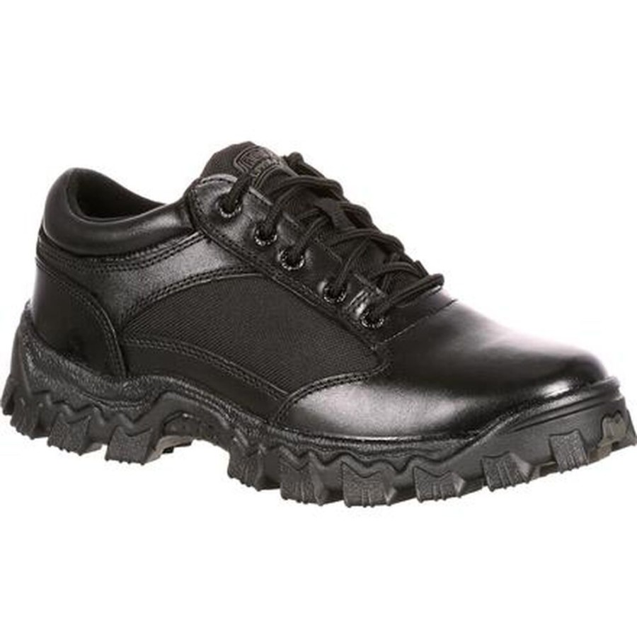 Men Rocky Boots Public Service | Rocky Alpha Force Oxford Shoe Black