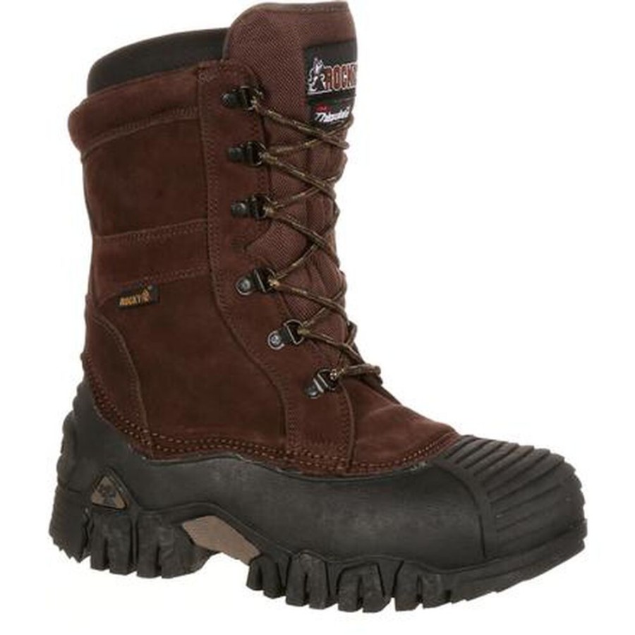 Men Rocky Boots Outdoor | Rocky Jasper Trac 200G Insulated Outdoor Boot Brown