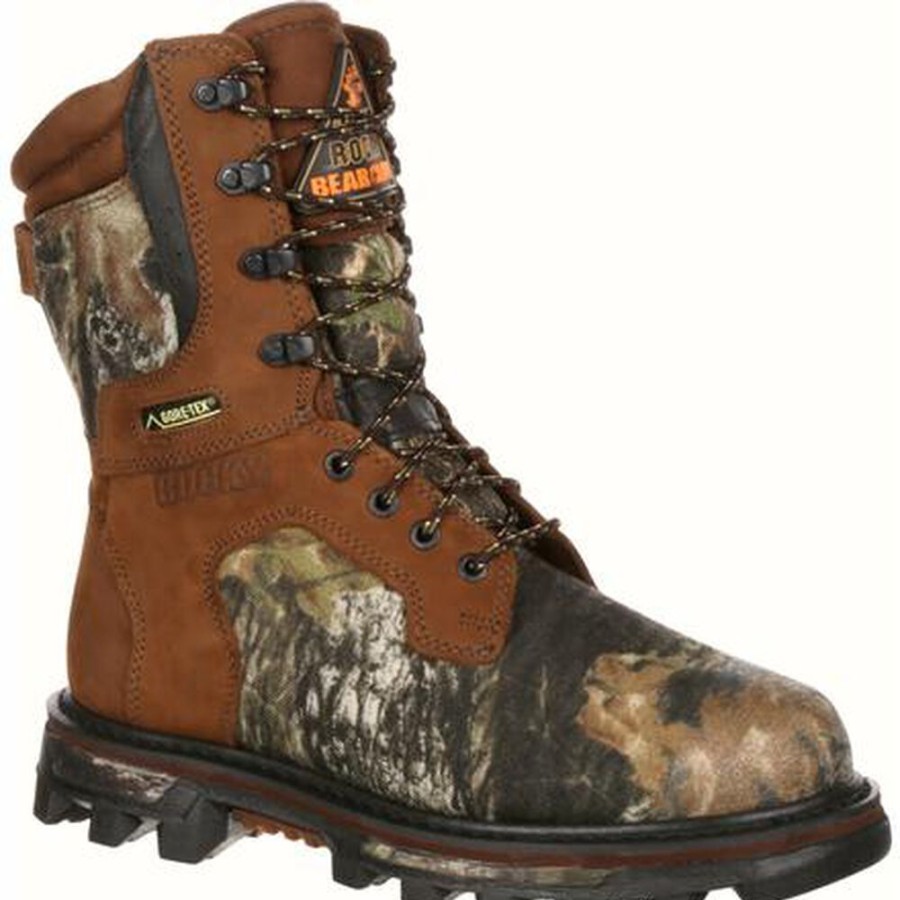 Men Rocky Boots Outdoor | Rocky Bearclaw Gore-Tex® Waterproof 1000G Insulated Hunting Boot Mossy Oak Break Up