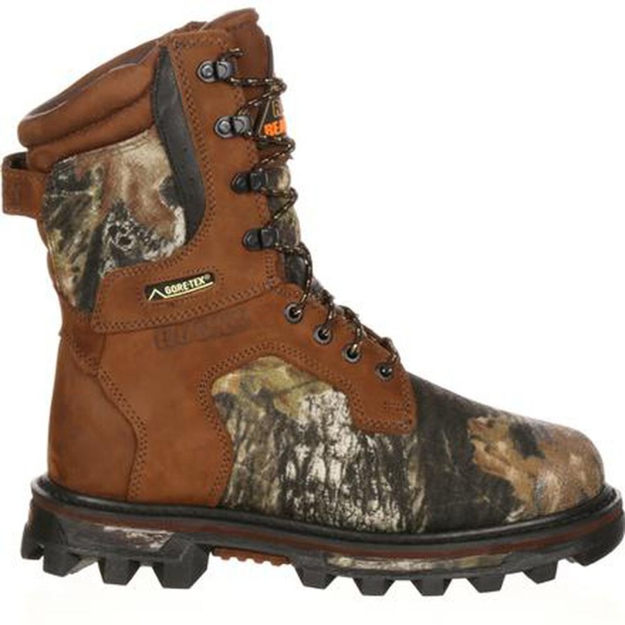 Men Rocky Boots Outdoor | Rocky Bearclaw Gore-Tex® Waterproof 1000G Insulated Hunting Boot Mossy Oak Break Up