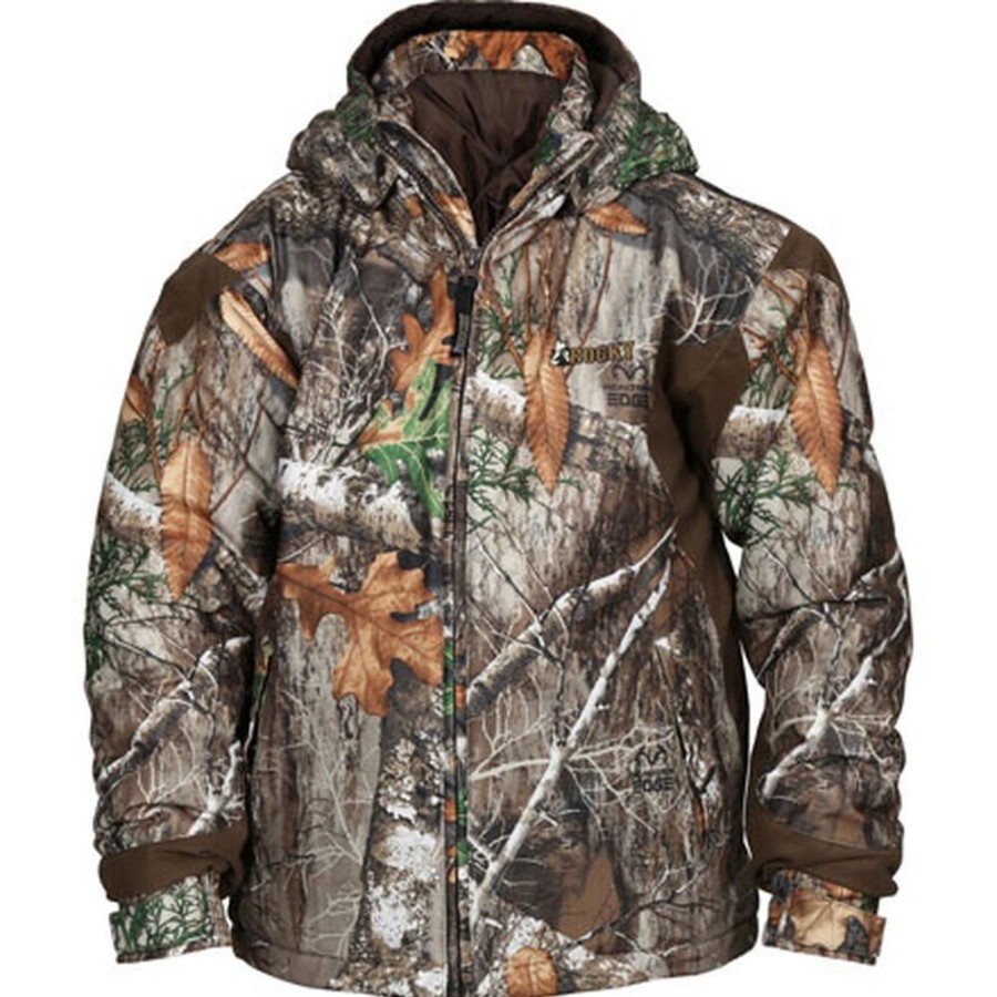 Kids Rocky Boots Jackets | Rocky Junior Prohunter Waterproof Insulated Hooded Jacket Realtree Edge