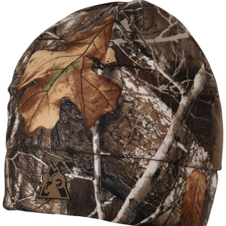 Men Rocky Boots Hats & Caps | Rocky Prohunter Reversible Fleece Beanie Blaze Realtree Edge