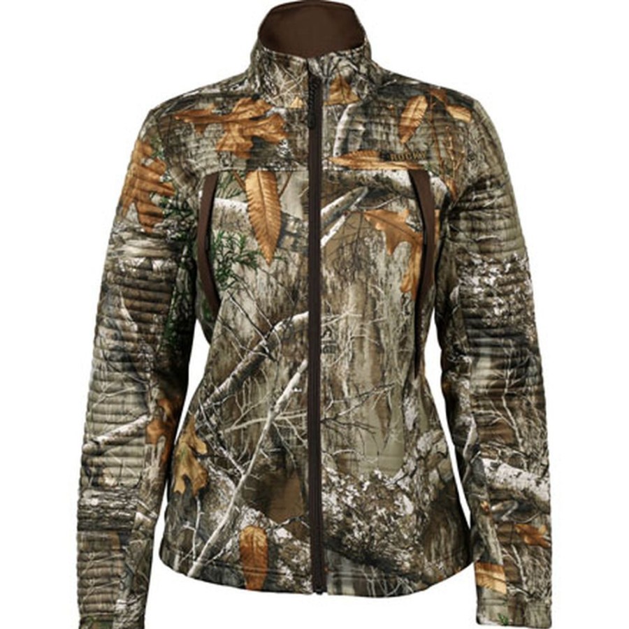 Women Rocky Boots Jackets | Rocky Stratum Women'S Outdoor Jacket Realtree Edge