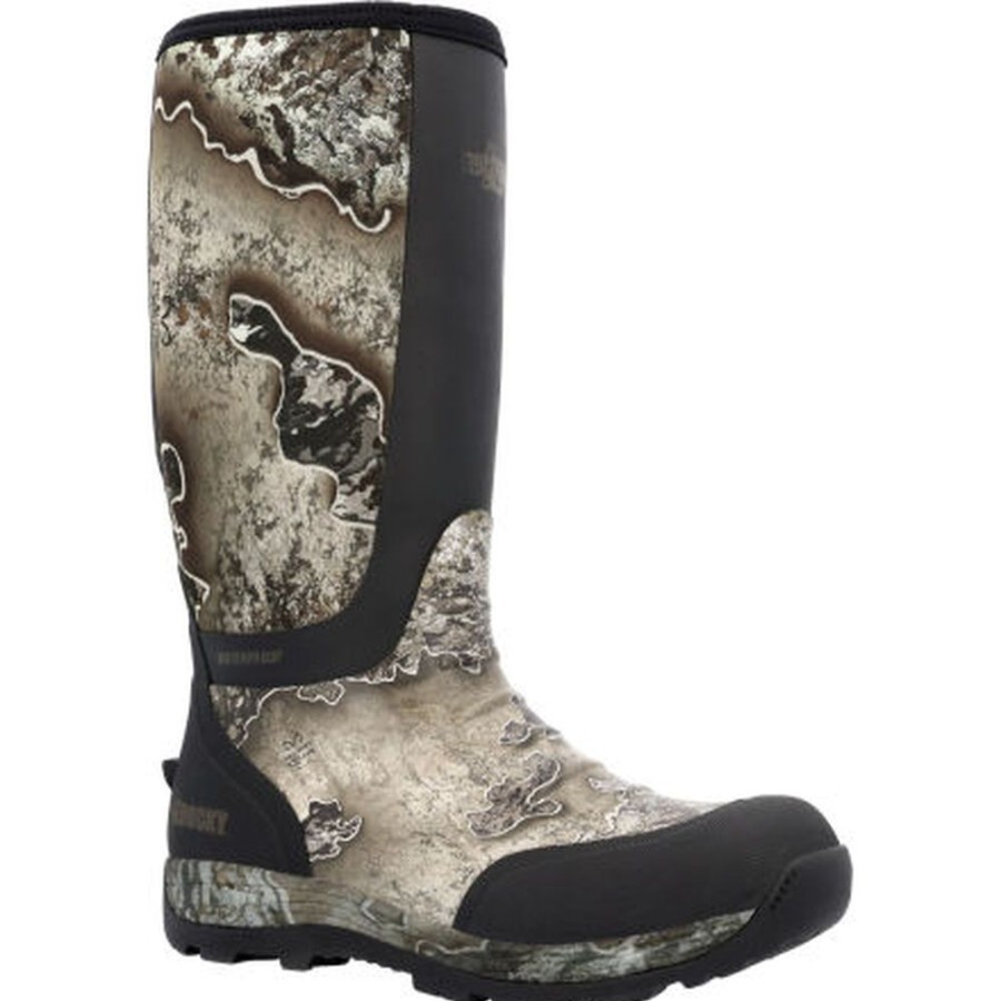 Men Rocky Boots Outdoor | Rocky Stryker ™ Waterproof Pull-On Boot Realtree Excape