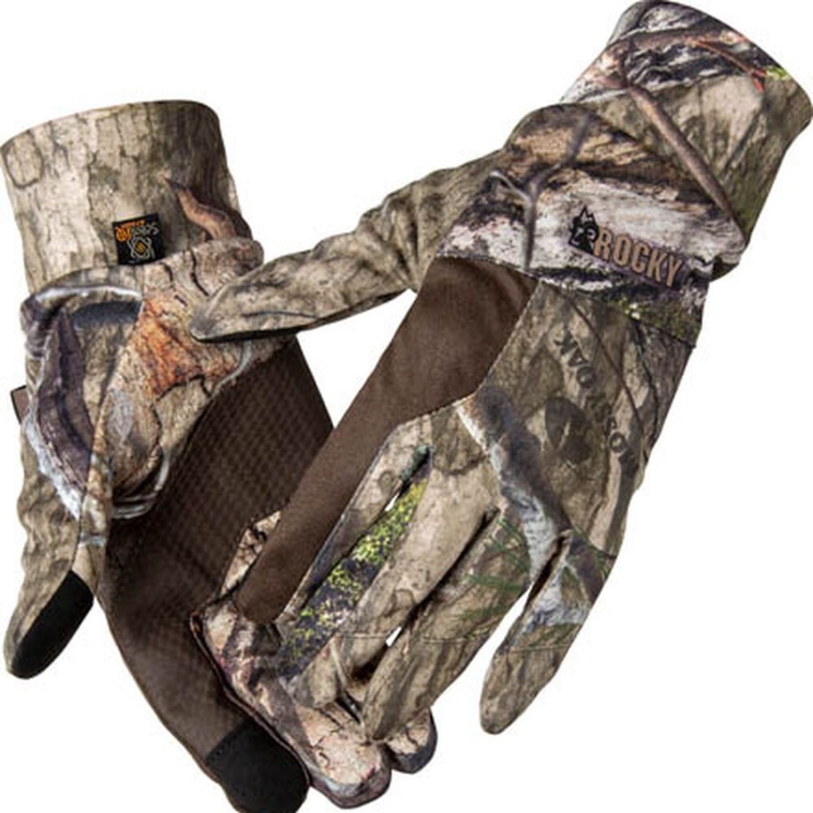 Men Rocky Boots Gloves | Rocky Siq Atomic Gloves Mossy Oak Country Dna