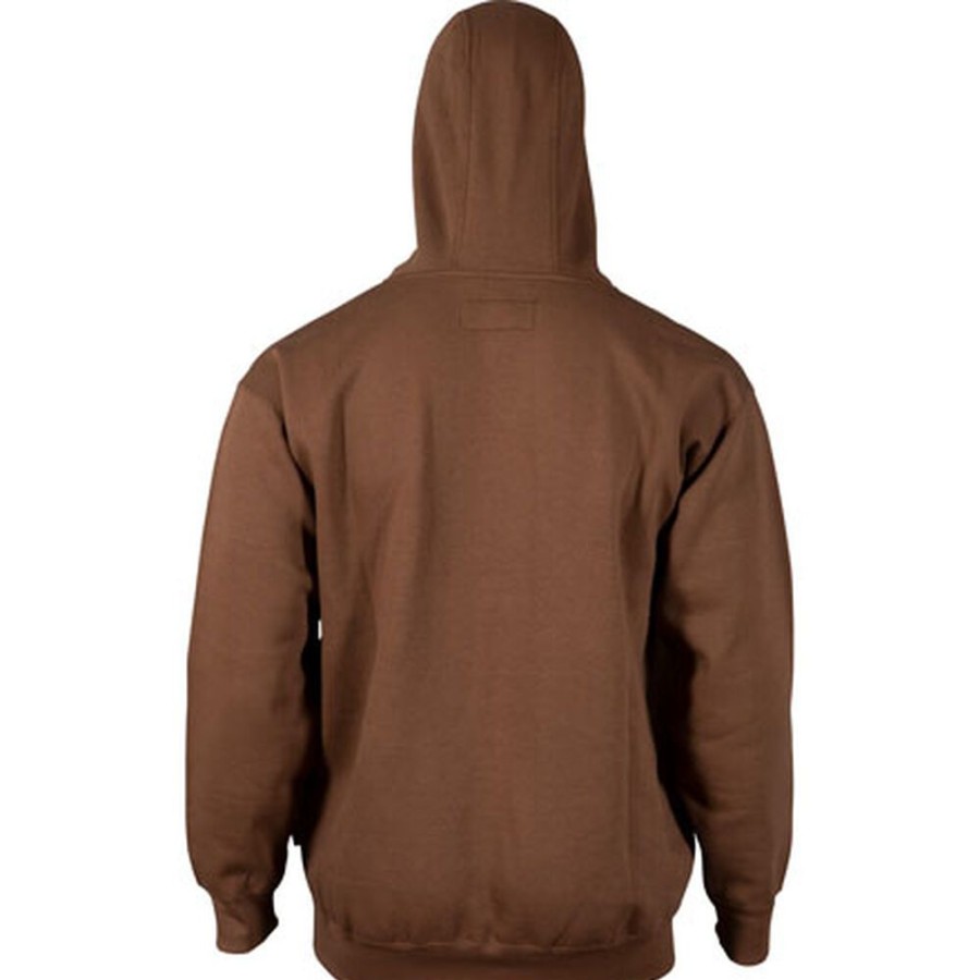 Men Rocky Boots Jackets | Rocky Worksmart Hooded Sweatshirt Brown